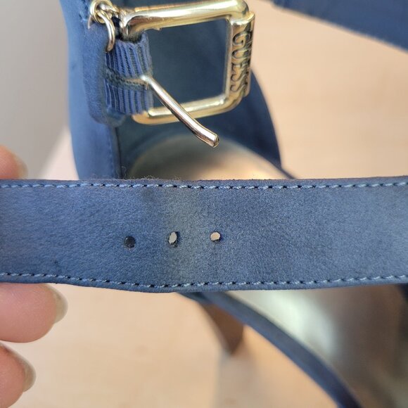 GUESS Factory Neile Peep-Toe Platform Heels - Picture 9 of 10